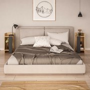 ****  
Secretária de Estudo &amp; Estante Box – Nogueira e Branco – Secret