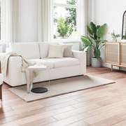 vidaXL Tapete de Pelo Sintético de Coelho Olite Bege 80 x 200 cm