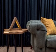 Candeeiro de Mesa KN08 – Castanho – 30 x 30 x 5 cm