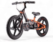 Bicicleta de equilíbrio elétrica de 24 volts com rodas de 16 polegadas, motor elétrico Laranja