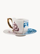 Handmade Coffee Cup Hybrid with Saucer