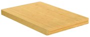 Tábua de cortar 60x40x4 cm bambu