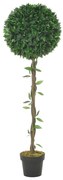 vidaXL Loureiro artificial com vaso 130 cm verde