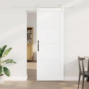 vidaXL Porta Deslizante ORKDAL Branco 78 x 211 cm