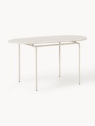 Mesa de jardim oval Kumi, 140 x 70 cm