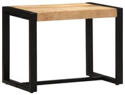 vidaXL Banco 60x35x45 cm madeira de mangueira áspera maciça