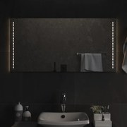 vidaXL Espelho de casa de banho com luzes LED 50x100 cm