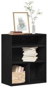 vidaXL Estante preto 60x30x71,5 cm derivados de madeira
