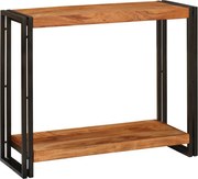 vidaXL Aparador Castanho 90 x 33 x 75 cm Madeira Sólida de Acácia