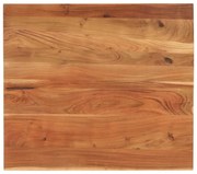 vidaXL Tampo de mesa retangular 100x80x2,5 cm madeira de acácia maciça