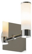 Candeeiro de parede moderno para casa de banho cromado IP44 - Bath