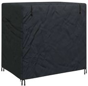 vidaXL Cobertura para baloiço de exterior Preto