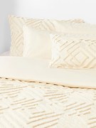 Capa de edredão em percal de algodão com acabamento tufado Phil