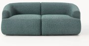 Sofá modular em bouclé Sofia (2 lugares)