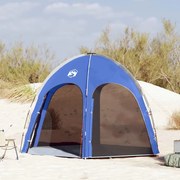 vidaXL Tenda de Piscina com telhado Azul Azure 366 x 305 x 231 cm
