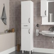 Armário de Casa de Banho Selin – Branco – 35x179x31,3 cm | Tribo Home