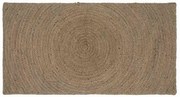 vidaXL Tapetes de área Retangular Cinzeto 60 x 110 cm Juta