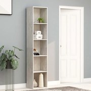 vidaXL Estante 40x30x189 cm derivados de madeira cinzento cimento