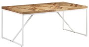 vidaXL Mesa de jantar 180x90x76 cm madeira acácia maciça e mangueira