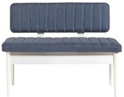 Banco Vina – Branco/Azul Escuro – 110 cm x 85 cm x 40 cm
