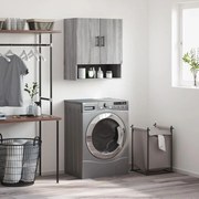 vidaXL Armário de parede 60x31x70 cm derivados madeira cinzento sonoma