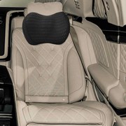 vidaXL Almofada com travesseiro Preto 31 x 23 x 14 cm Malha 4D