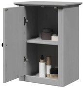 vidaXL Armário de parede para casa de banho "BODO" 44x30x60cm cinzento