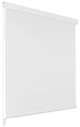 vidaXL Estore de rolo para o duche 140x240 cm branco