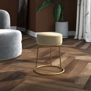 vidaXL Banqueta redonda veludo cinzento-escuro