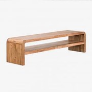 Móvel Tv 180x45 Cm Em Madeira De Acácia Vacry Castanho Acácia - Sklum