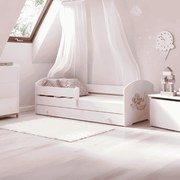 Cama infantil sereia com gaveta LUK 160x80 branca