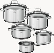 Conjunto de panelas em aço inoxidável Elegance, conjunto de 5