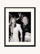 Fotografia emoldurada Serge Gainsbourg & Jane Birkin
