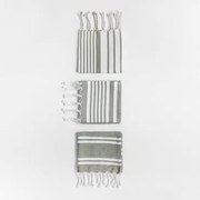 Conjunto De 3 Panos De Cozinha Em Algodão Gergana Baía Verde - Sklum