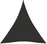 Para-sol estilo vela tecido oxford triangular 5x7x7 m antracite