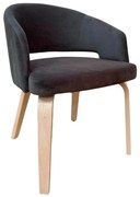 Conjunto de 2 Cadeiras de Jantar VISEU – 53x57x74 cm – Madeira de Heve