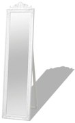 vidaXL Espelho de pé estilo barroco 160x40 cm branco