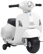 vidaXL Motocicleta elétrica para crianças Vespa GTS300 branco