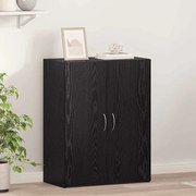 vidaXL Armário de Escritório com porta Carvalho preto 60 x 32 x 77.5