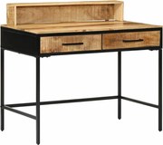 vidaXL Aparador com gaveta Castanho 100 x 55 x 89,5 cm