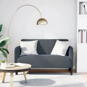 vidaXL Sofá-luvas 109 cm veludo cinzento-escuro