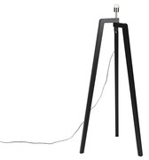 Candeeiro de pé preto sem abajur - Puros Country / Rústico,Moderno