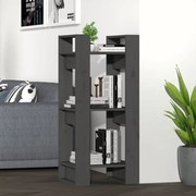 vidaXL Estante/divisória 41x35x91 cm pinho maciço cinzento