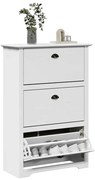 vidaXL Sapateira BODO 80x35x118 cm branco
