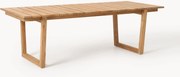 Mesa de jantar para jardim em madeira de teca Eiko, 229 x 100 cm