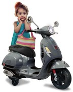 Vespa elétrica infantil 12V Vespa GTS 125 Cinzenta