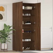 vidaXL Armário para Sapatos Carvalho Castanho 80x35,5x180 cm Madeira Engenharia