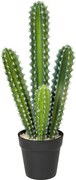 HOMCOM Planta Artificial Cacto 53 cm em Vaso para Casa Escritório Verde | Aosom Portugal