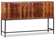 vidaXL Aparador em madeira de acácia maciça 120x30x80 cm