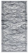 vidaXL Passadeira 100x200 cm polipropileno cinzento oriental
